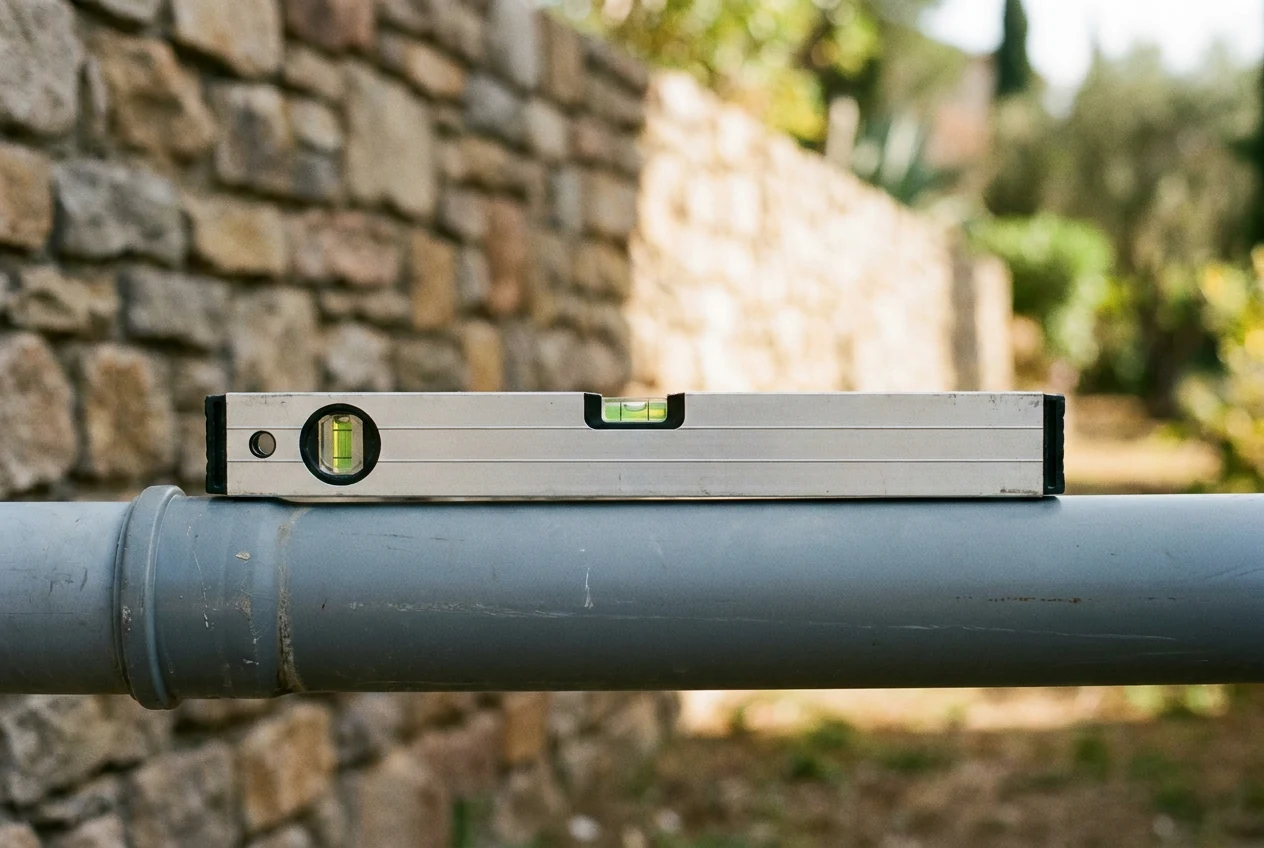 Pente d'évacuation à Mandelieu-la-Napoule