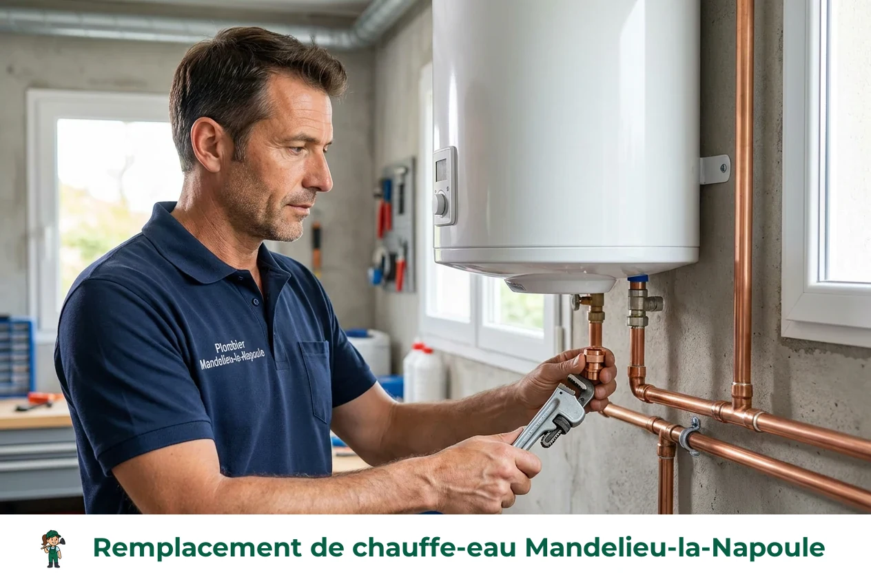 Remplacement de chauffe-eau à Mandelieu-la-Napoule